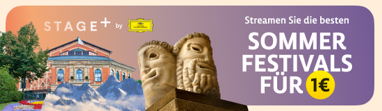 Lösen Sie das Angebot ein und streamen Sie die besten Sommerfestivals für 1 Euro auf Stage+.